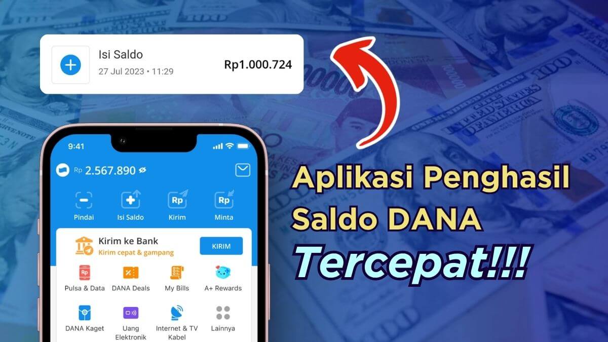 15 Aplikasi Penghasil Saldo DANA Gratis Terbukti Membayar